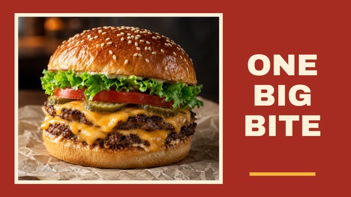YouTube thumbnail size of One Big Bite