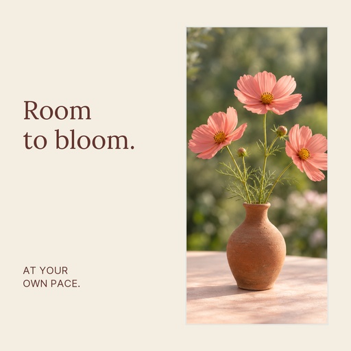 Square post size of A Little Room to Bloom