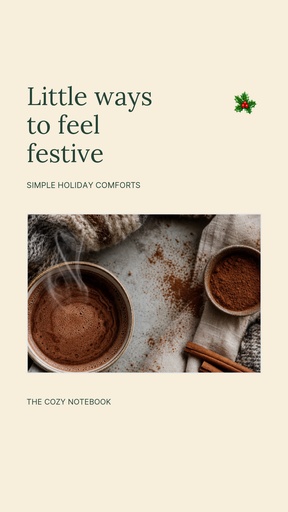 Story opener size of Small Holiday Comforts