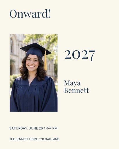 Portrait post size of Onward, Class of 2027