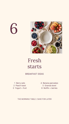Story opener size of Six Fresh Starts