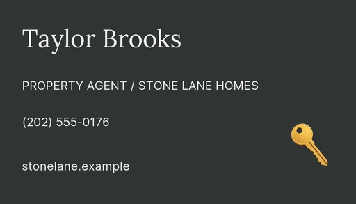 Agent contact card size of Light and Living