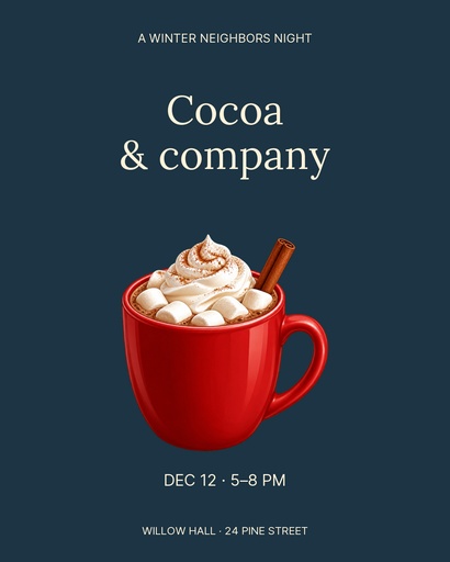 Portrait post size of Cocoa and Company