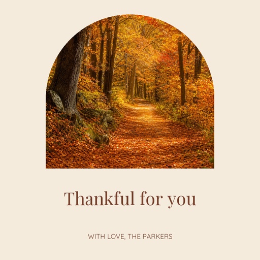 Square post size of A Season of Thanks