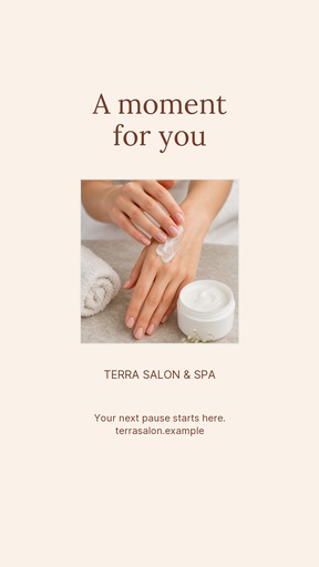 Story opener size of Terra Salon