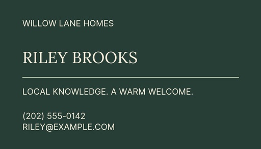 Agent contact card size of The Willow Lane Bungalow