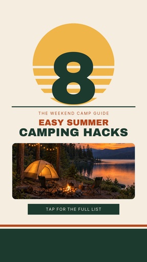 Story opener size of 8 Easy Summer Camping Hacks