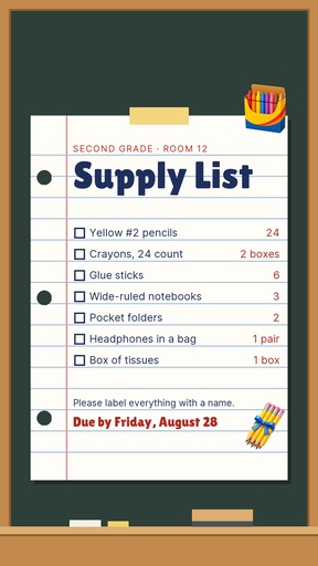 Story detail size of Back-to-School Reminders
