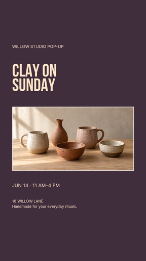 Story opener size of Clay on Sunday
