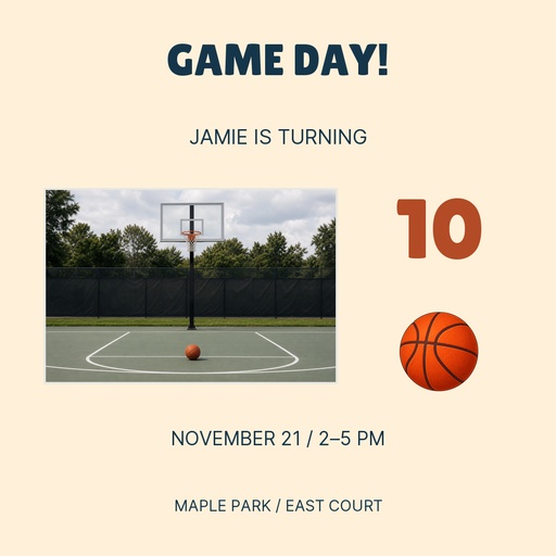Square post size of The Big Ten Game Day