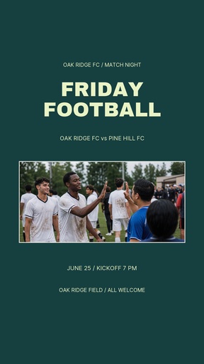 Story opener size of Friday Football Club