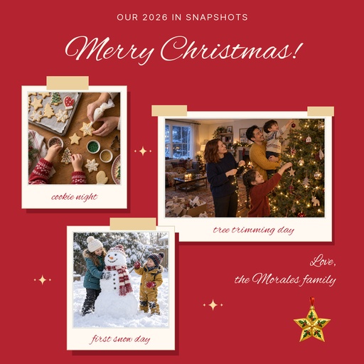 Square post size of Merry Little Recap