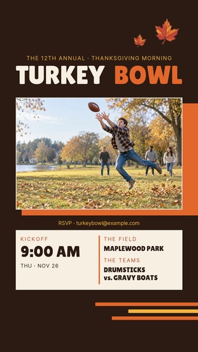 Story opener size of The Turkey Bowl