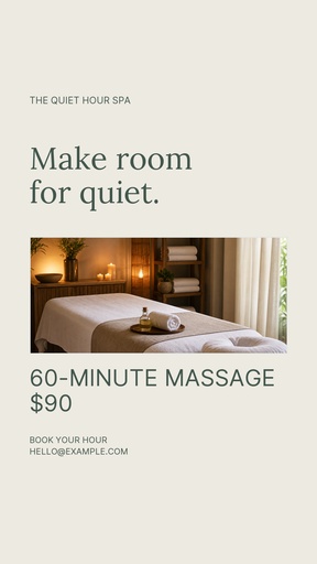 Story opener size of The Quiet Hour Spa