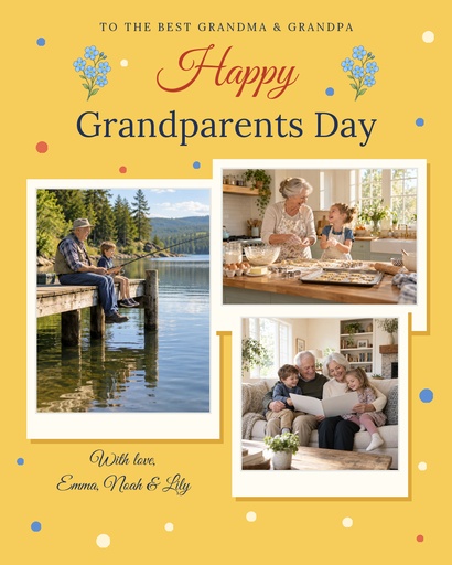 Portrait post size of Happy Grandparents Day