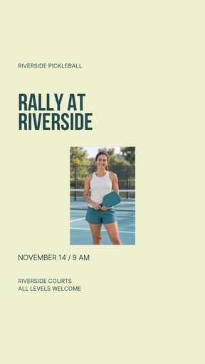 Story opener size of Rally at Riverside