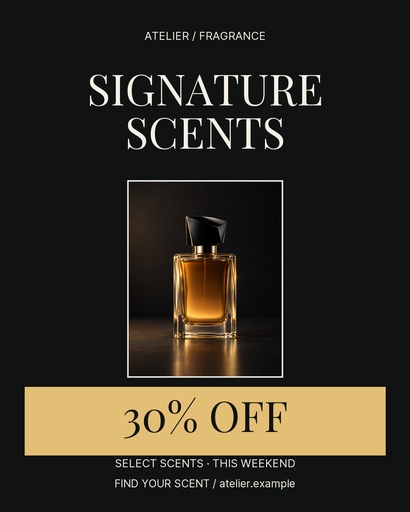 Portrait post size of Signature Scents
