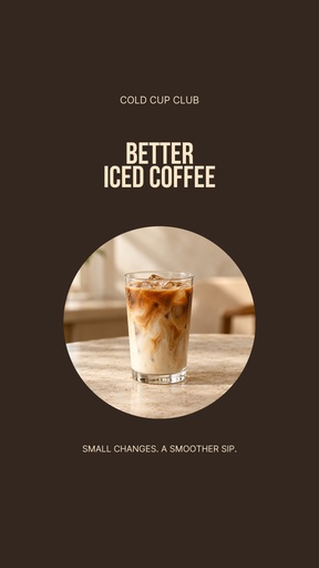 Static Reel cover size of Cold Cup Club