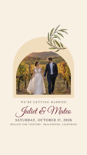 Story opener size of Vows Among the Vines