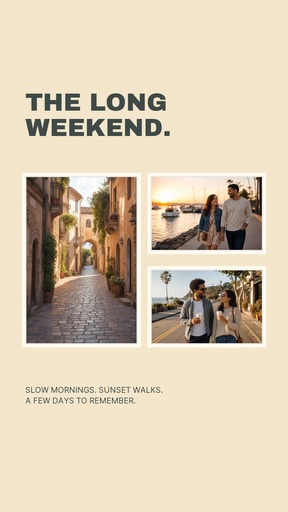 Story opener size of The Long Weekend Album