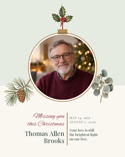 Portrait post size of Missing You This Christmas