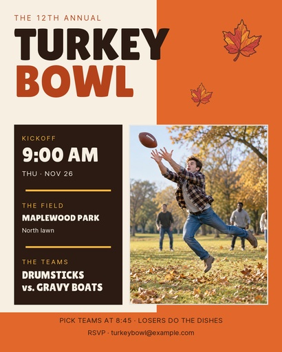 Portrait post size of The Turkey Bowl