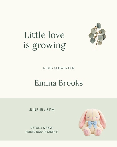 Portrait post size of Little Love Grows