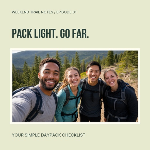 Pack Light, Go Far YouTube Thumbnail Template - Design Templates