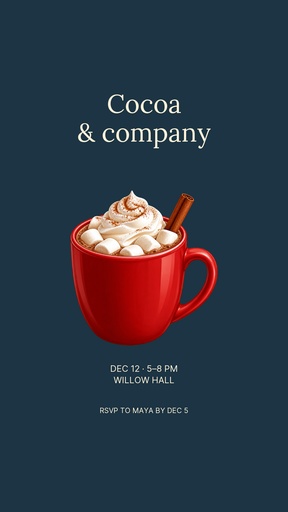 Story opener size of Cocoa and Company