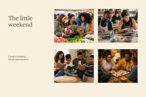 The Little Weekend Portrait Collage Template - Design Templates