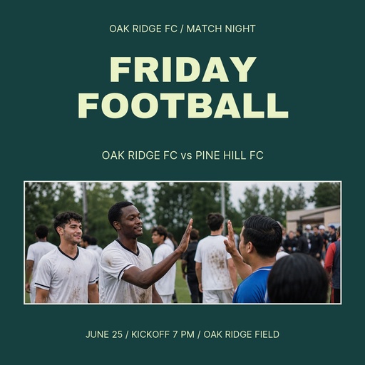 Square post size of Friday Football Club