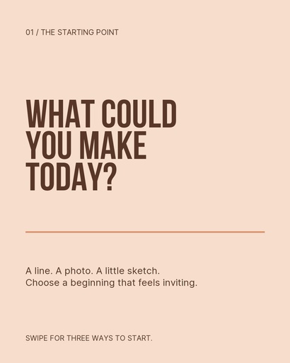 Carousel opener size of Your Creative Hour