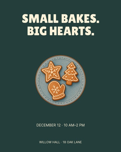 Portrait post size of Small Bakes Big Hearts