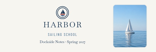 Email header size of Harbor Sailing School