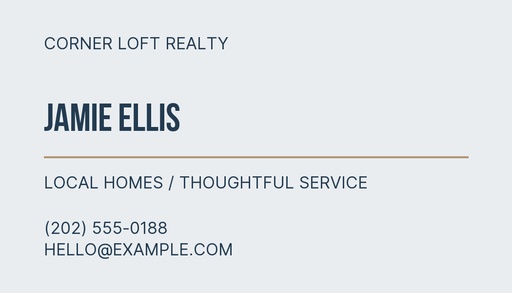 Agent contact card size of The Corner Loft