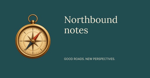 Northbound Notes Page Cover Template - Design Templates