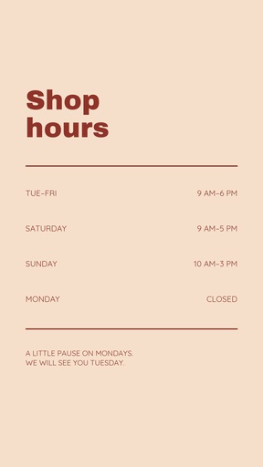 Story detail size of The Corner Shop Hours