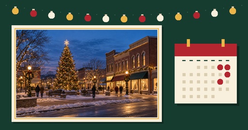 Event cover size of December on Main Street