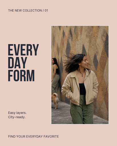Everyday Form Portrait Post Template - Design Templates